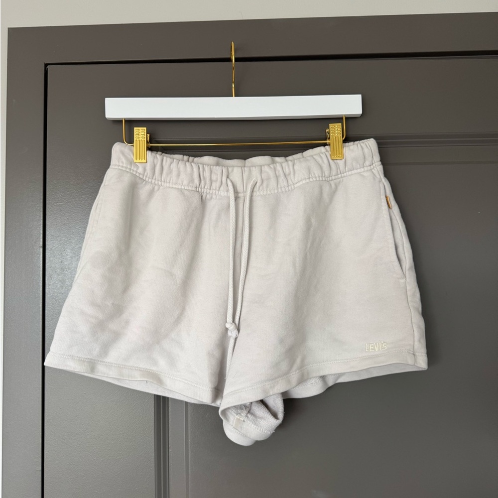 Levi's Women's Athletic Shorts in Cream
